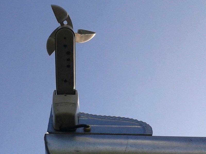 Szélérzékelő, árnyékolók automatikával